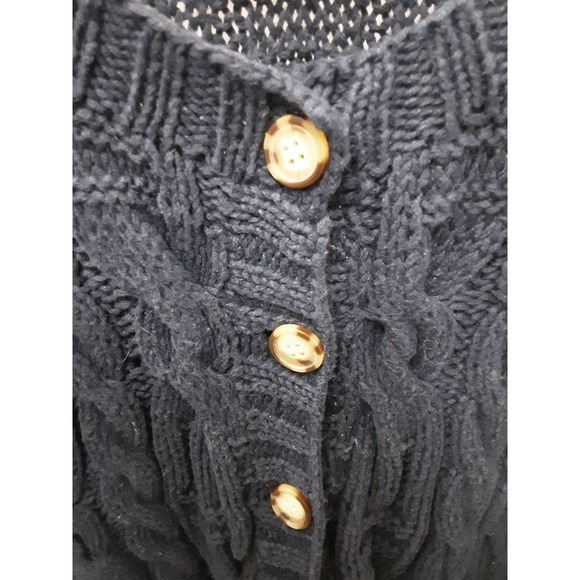 Cozy Vintage Handmade Cotton Ramie Cardigan - Picture 4 of 4